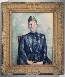 Portrett av Madame Cezanne, ca. 1890 (se også 869809)